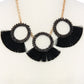 Fashion chunky stylish necklace and earring set