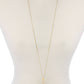 Half Circle Tassel Pendant Necklace