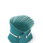 Pu Leather Fray Metal Bead Wrap Bracelet