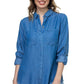 Tencel Raw Edge Pocket Shirt
