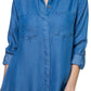 Tencel Raw Edge Pocket Shirt