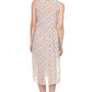 Floral Sheer Self Tie Duster