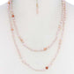 Beaded Fashion Long Necklace And Earring Set