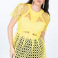 Bustier Bust Lace Peplum Top