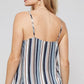 A Multi Stripes Camisole Top