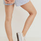 Leopard Printed Terry Short Pants