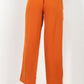 High Waist Paperbag Wide Pants
