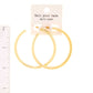 Trendy Fashion 2 Inch Open Hoop Earring