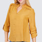 V-neck Button Down Woven Top