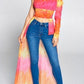 Tie Dye One Shoulder Top