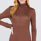 Turtle Neck Rayon Jersey Top