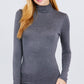 Turtle Neck Rayon Jersey Top