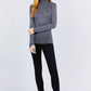 Turtle Neck Rayon Jersey Top