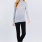 Turtle Neck Rayon Jersey Top