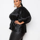Voluminous Top With Waist Tie