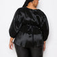Voluminous Top With Waist Tie