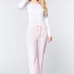 Solid Cotton Pajama Pants