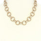 Twisted Circle Link Necklace