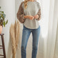Leopard Solid Long Sleeve Top