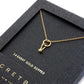 Secret Box Dainty Ring Charm Necklace