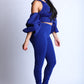 Puff Sleeve Hoodie Set
