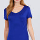 V-neck Rayon Jersey Top