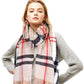 Stylish Plaid Modern Check Scarf
