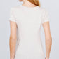 Short Sleeve Scoop Neck Top With Pocket