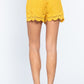 Crochet Lace Woven Short