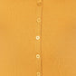 Fron Button Slit Rib Cami Midi Dress