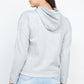 Self-tie Drawstrings Hoodie