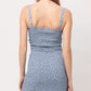 Woven Printed Smocking Dress