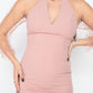 Pearl Trim Mesh Bodycon Dress