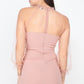Pearl Trim Mesh Bodycon Dress