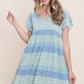 Cute And Flirty Floral Printed Babydoll Mini Dress