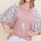 Solid French Terry Fashion Top