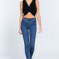 Sleeveless V-neck Twist Knot Knit Top