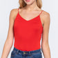 V-neck 2 Ply Cami Bodysuit