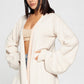Cute Fuzzy Open Front Cardigan