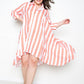 Stripe Shirt Dress