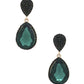 Teardrop Rhinestone Edge Elegant Earring