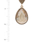Teardrop Rhinestone Edge Elegant Earring