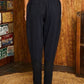 Waist Elastic Band Side Zipper Pocket Contrast Mesh Pants