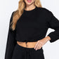 Adjustable Waist French Terry Top