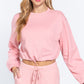Adjustable Waist French Terry Top