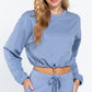 Adjustable Waist French Terry Top