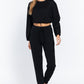 Adjustable Waist French Terry Top