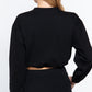 Adjustable Waist French Terry Top