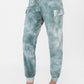 A Tie Dye Cargo Jogger Pant