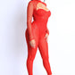 Mesh Crop Jumpsuit Set